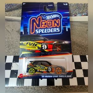 Hot Wheels Neon Speeders '99 Honda Civic Type R ( EK9 )